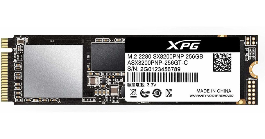 ADATA XPG SX8200 Pro 3D NAND 256GB Solid State Drive